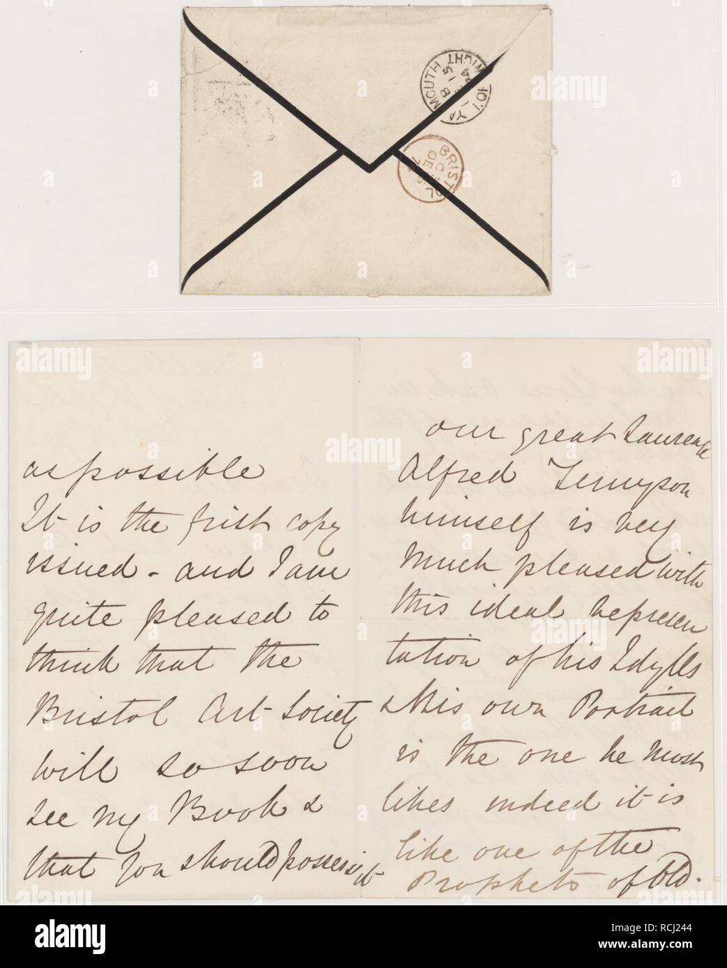 Alfred Tennysons Idyllen des Königs und andere Gedichte Stockfoto