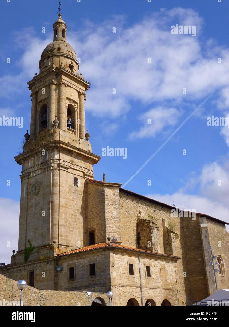 Alegria-Dulantzi - Iglesia de San Blas 13. Stockfoto