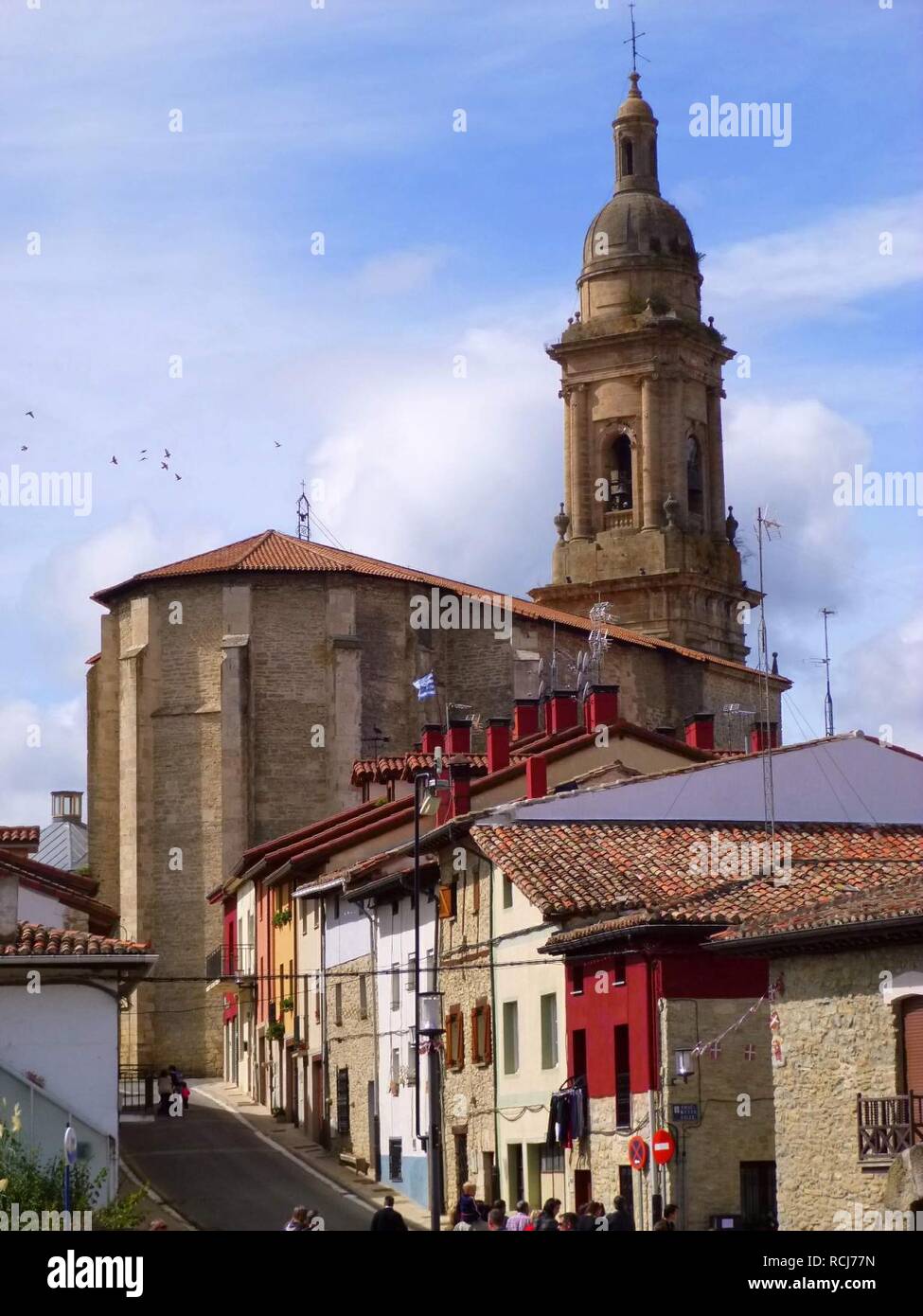 Alegria-Dulantzi - Iglesia de San Blas 15. Stockfoto