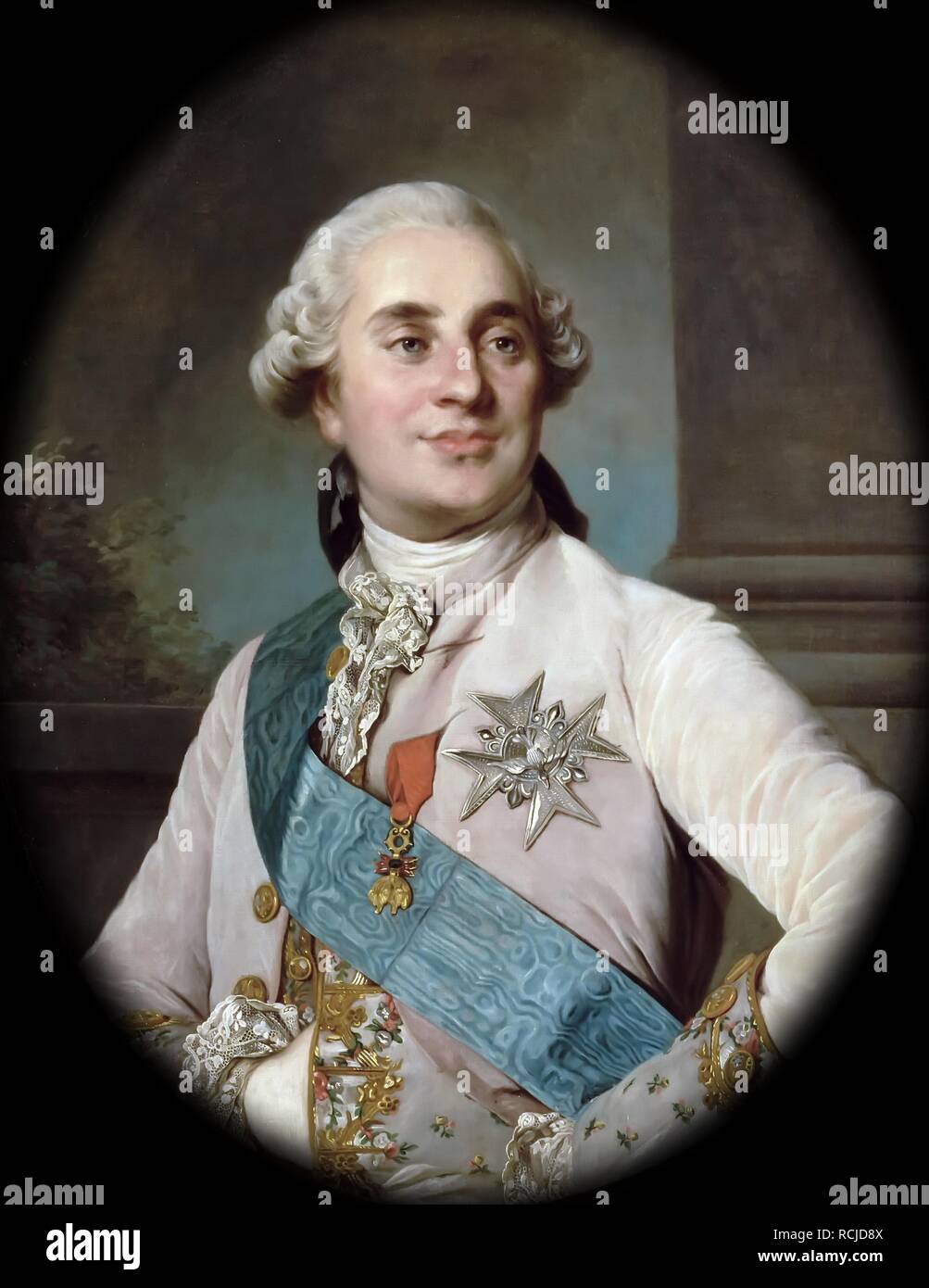 Porträt des Königs Louis XVI (1754-1793). Museum: Musée de l'Histoire de France, Château de Versailles. Autor: Joseph Siffred Duplessis,. Stockfoto