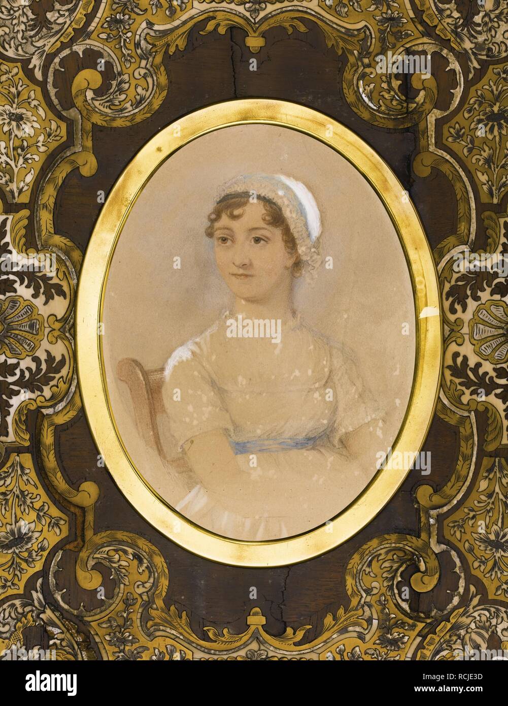 Portrait von Jane Austen (1775-1817). Museum: private Sammlung. Thema: Andrews, James. Stockfoto