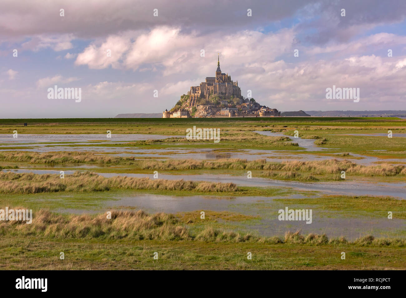 Mont Saint Michel, Normandie, Frankreich Stockfoto