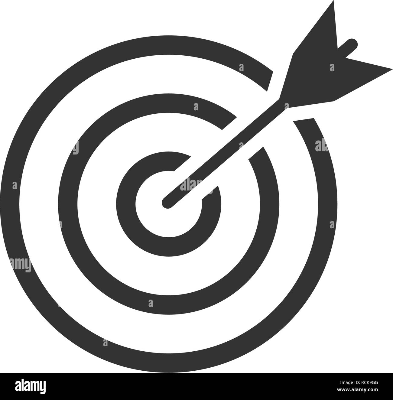 Ziel Symbol Graphic Design Template vector isoliert