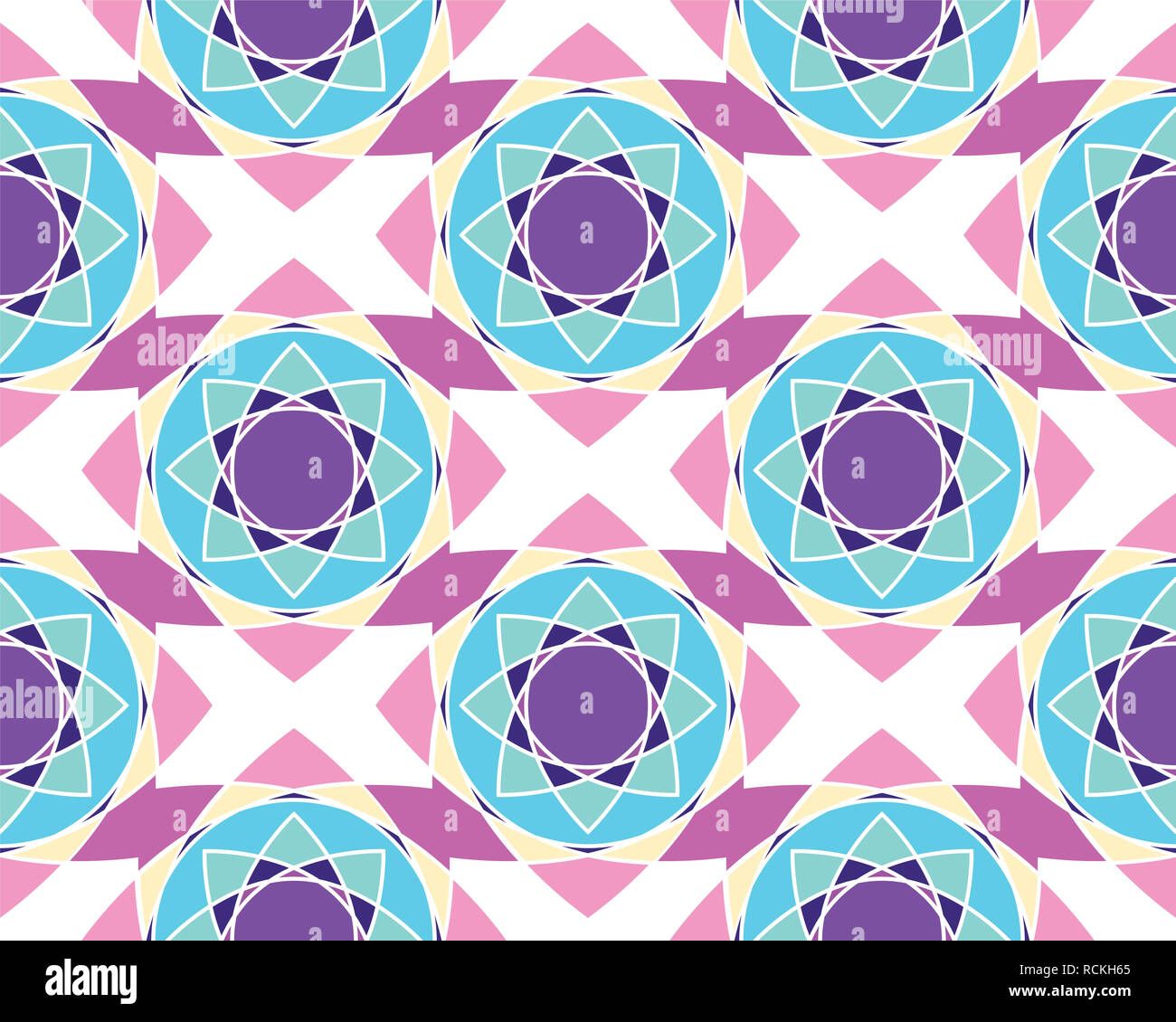Elegante Verzierungen geometrische Mandala Stockfoto