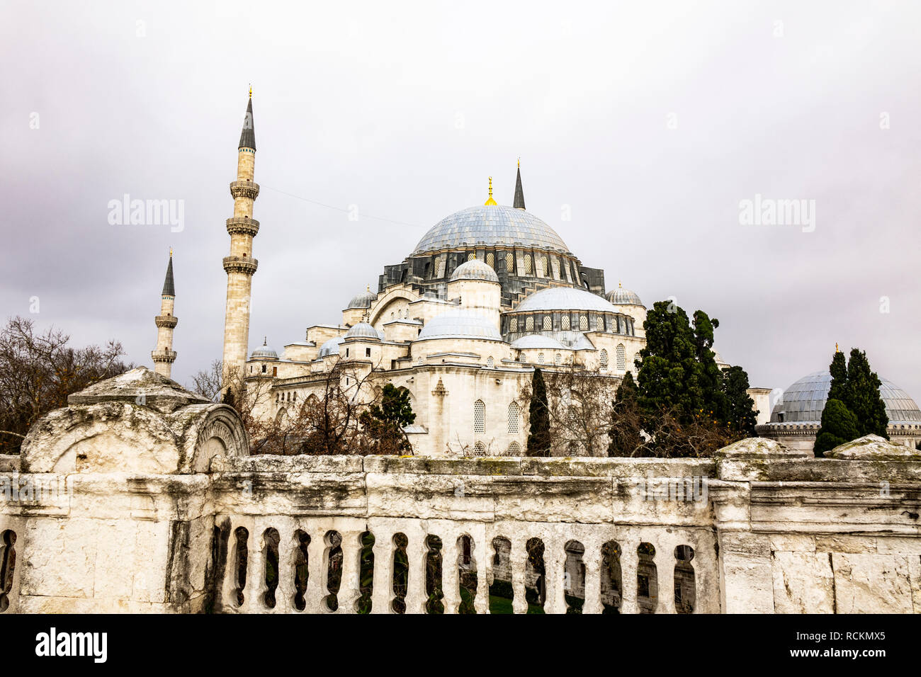 Die schöne Süleymaniye Camii Istanbul, Türkei. Stockfoto
