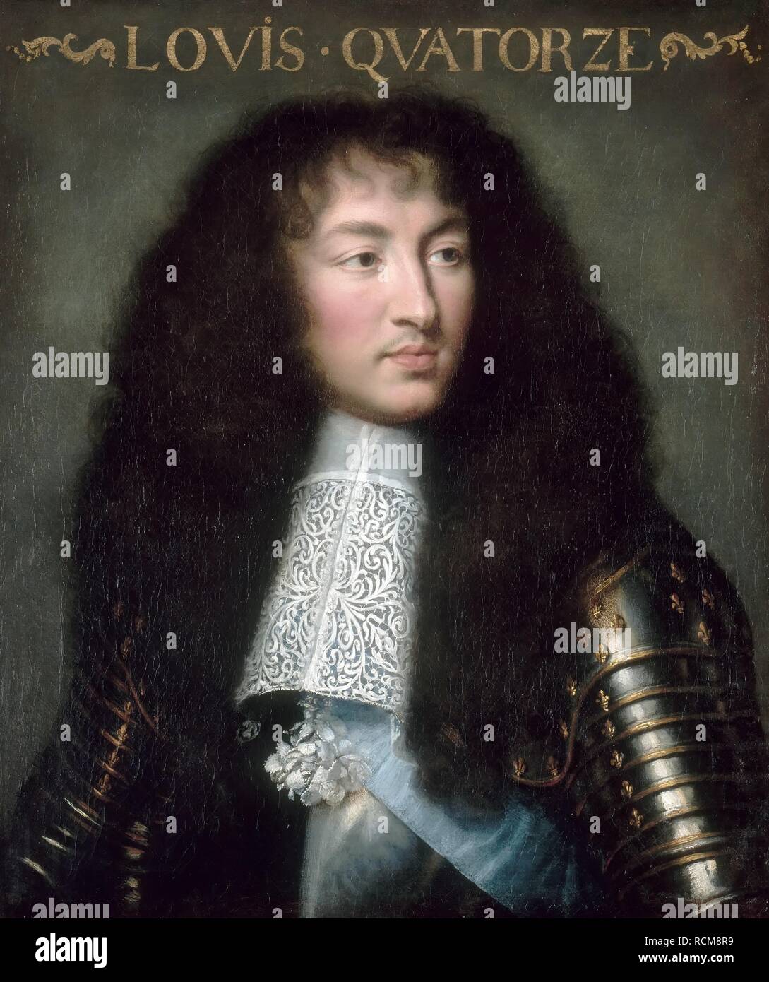 Ludwig XIV., König von Frankreich (1638-1715). Museum: Musée de l'Histoire de France, Château de Versailles. Autor: Le Brun, Charles. Stockfoto