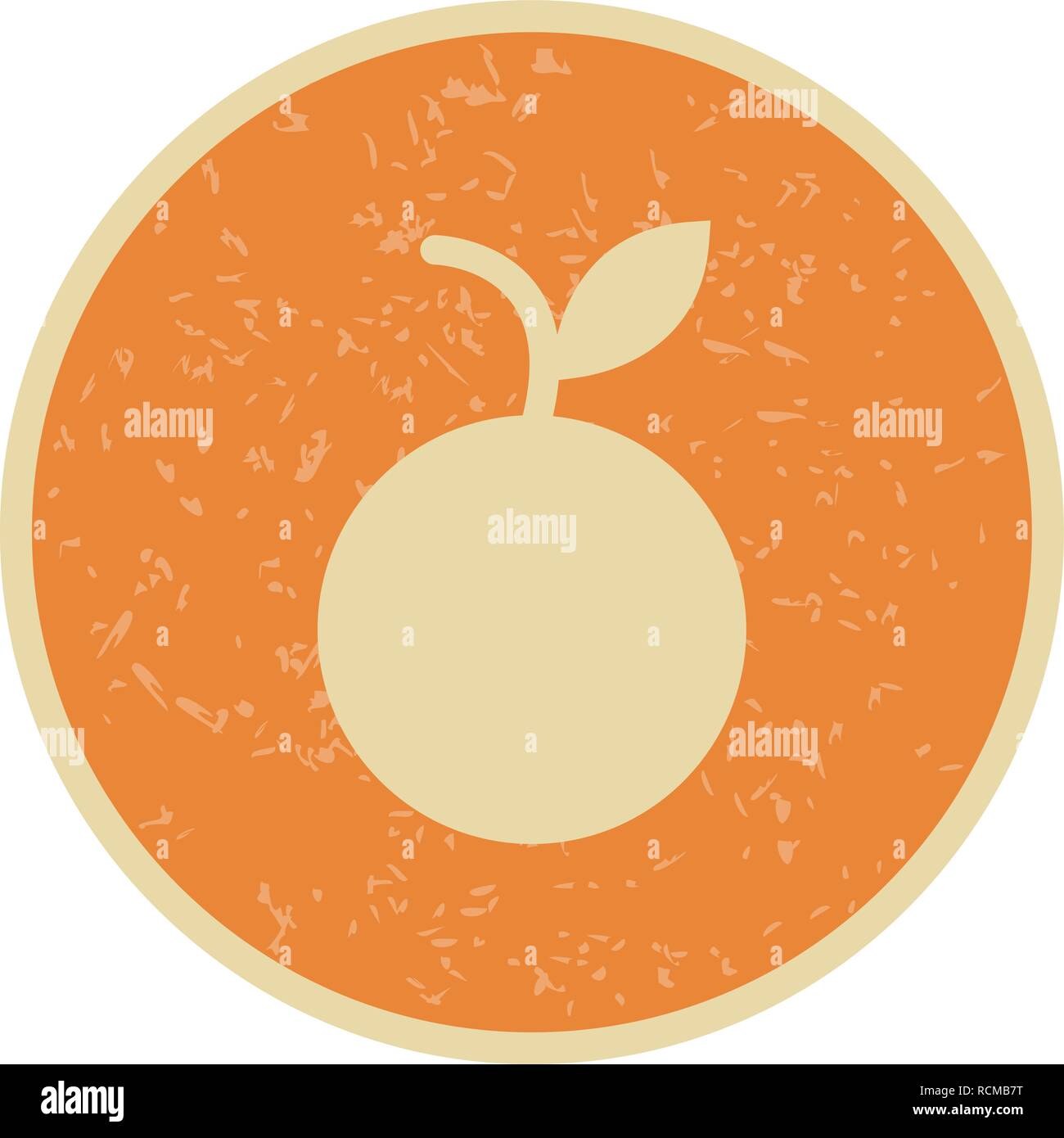 Vektor-Orange-Symbol Stock Vektor