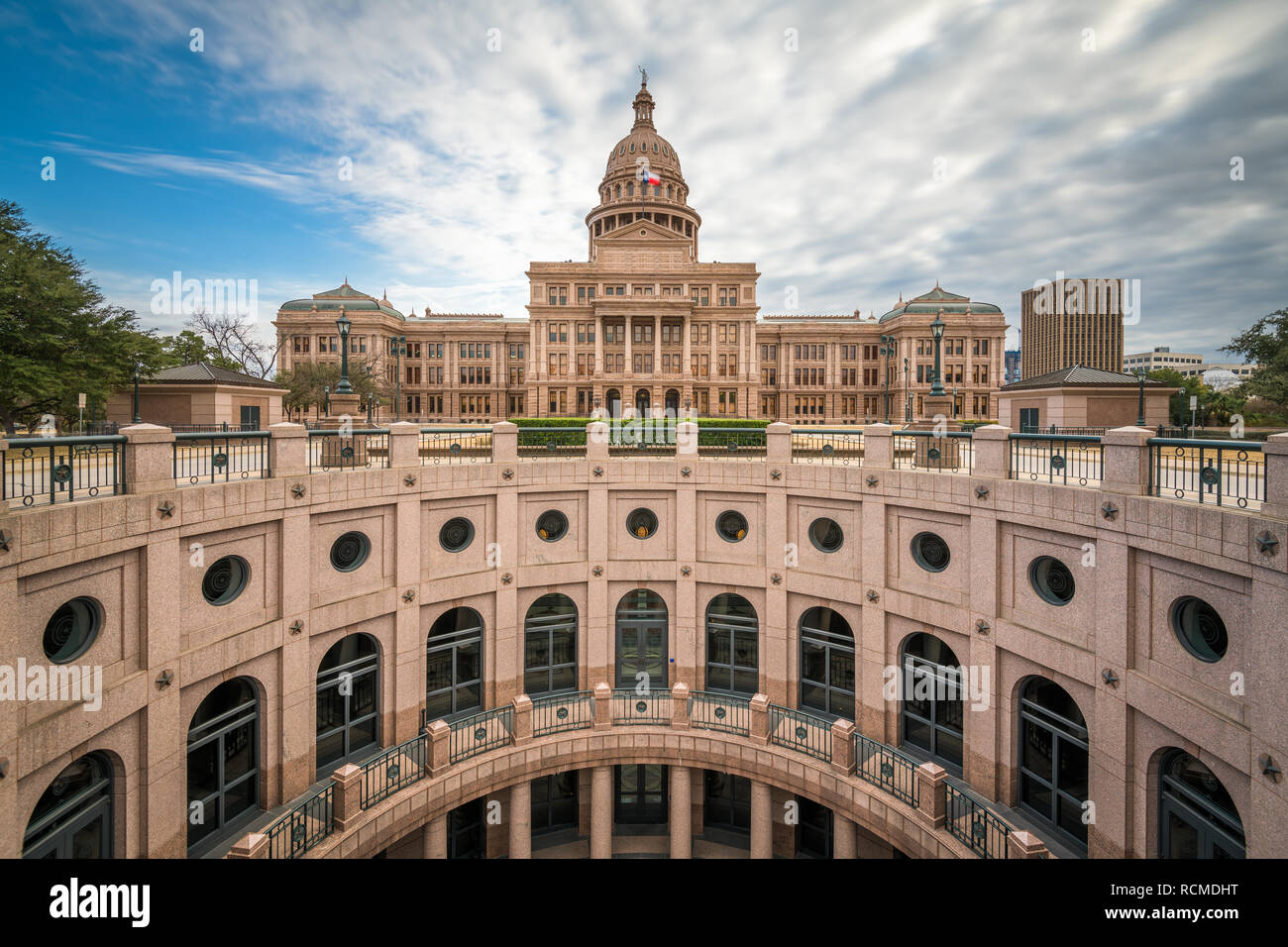 Austin, Texas, USA an der Texas State Capitol. Stockfoto
