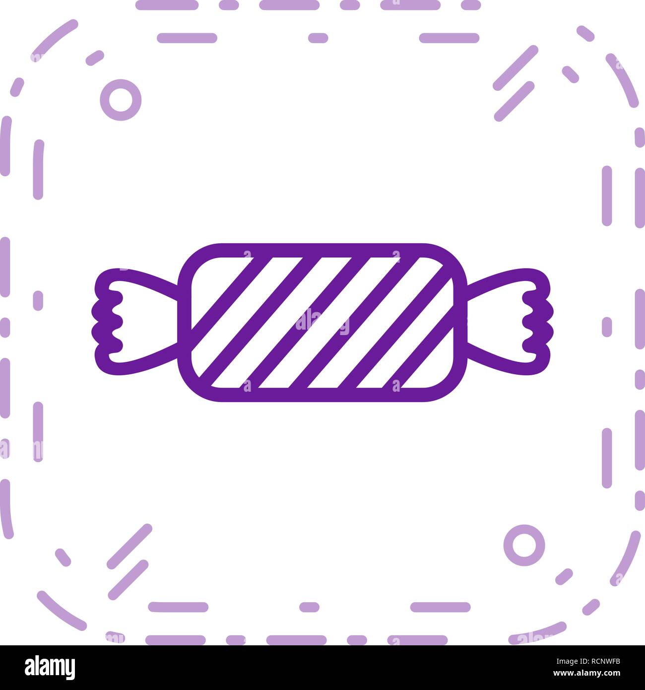 Vektor Candy Symbol Stock Vektor