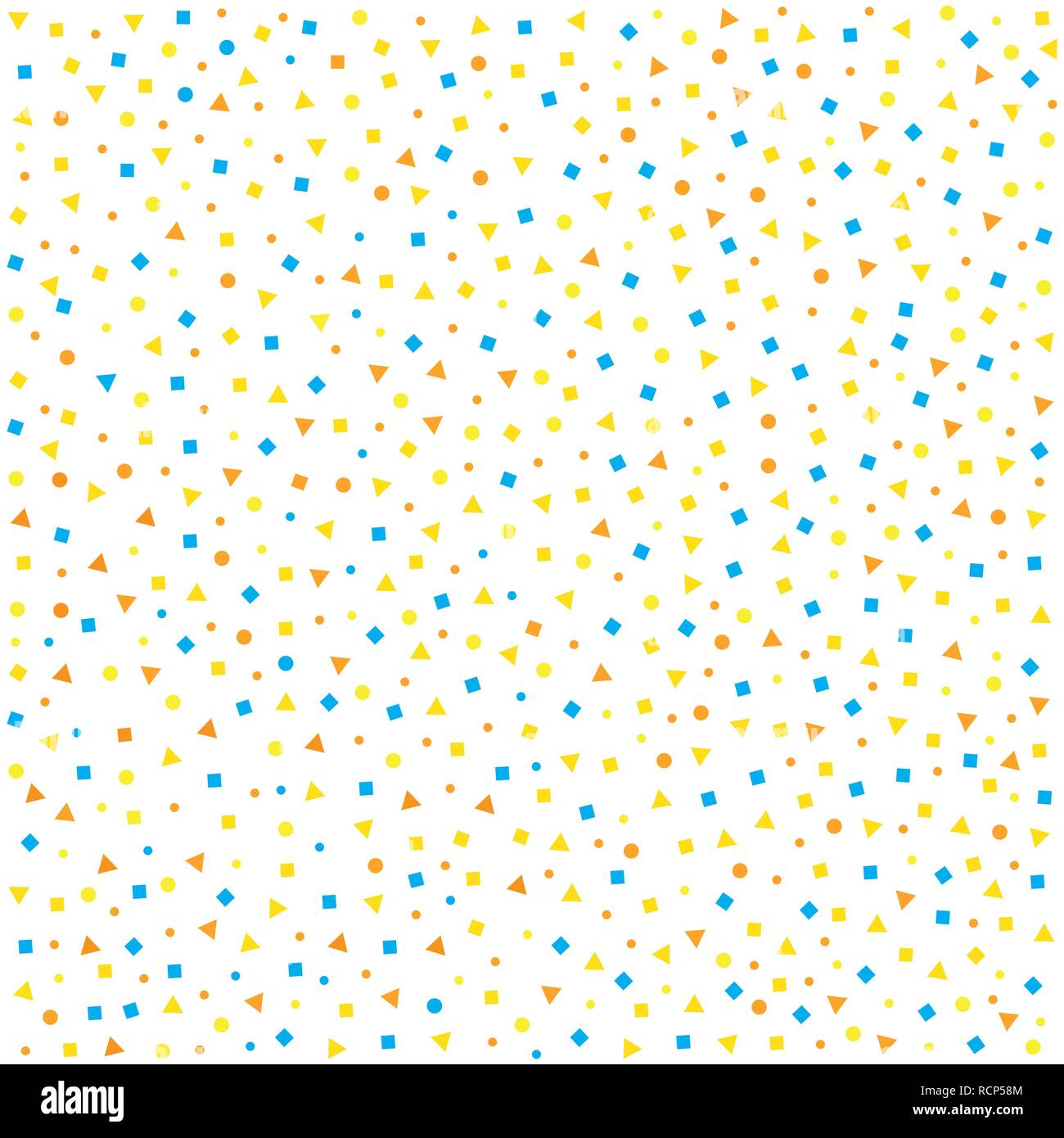 Geometrische cute Hintergrund in flacher Ausführung. Vector Illustration. Geometrisch-abstrakte Kunst Muster Stock Vektor