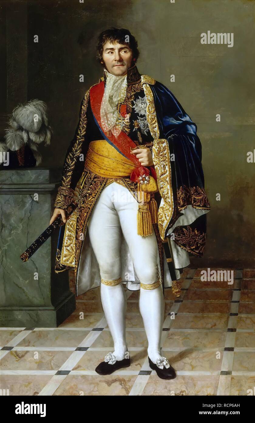 Portrait von François-Joseph Lefebvre (1755-1820), Marschall des Reiches. Museum: Musée de l'Histoire de France, Château de Versailles. Thema: Césarine Davin-Mirvault, Henriette. Stockfoto
