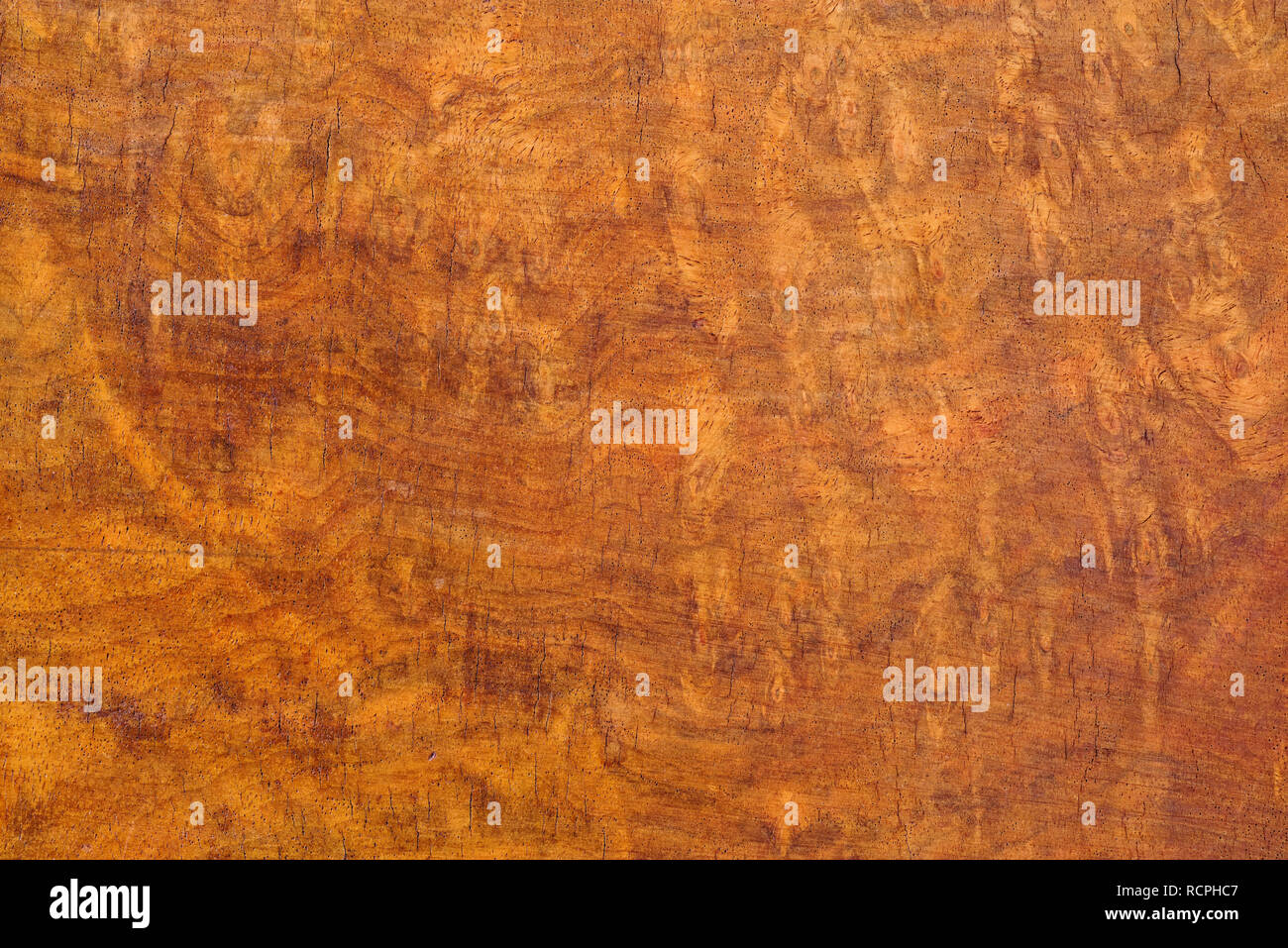 Warme braun Holz furnier Hintergrund Textur Stockfoto