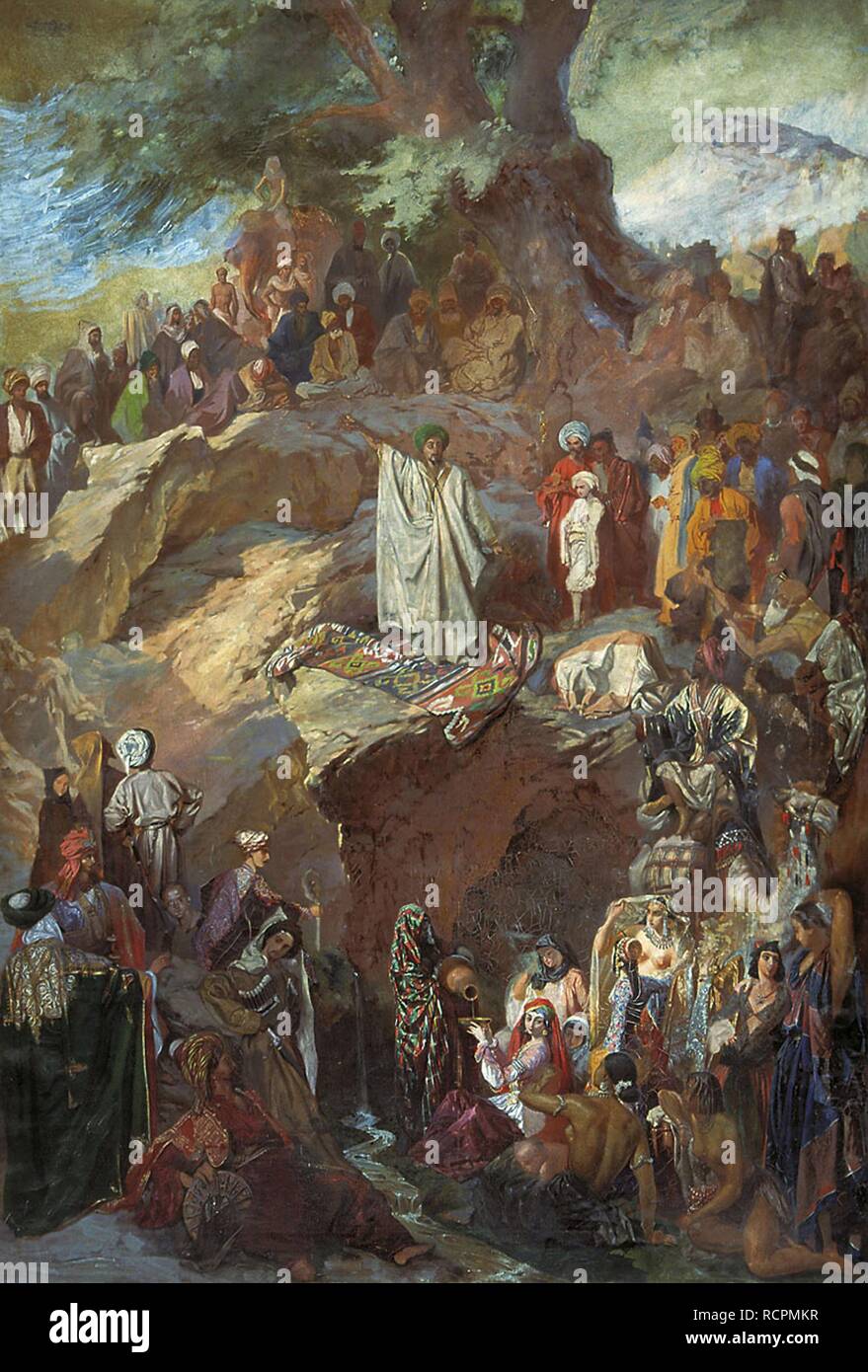 Prophet Muhammad Predigen. Museum Staatliches russisches Museum, St