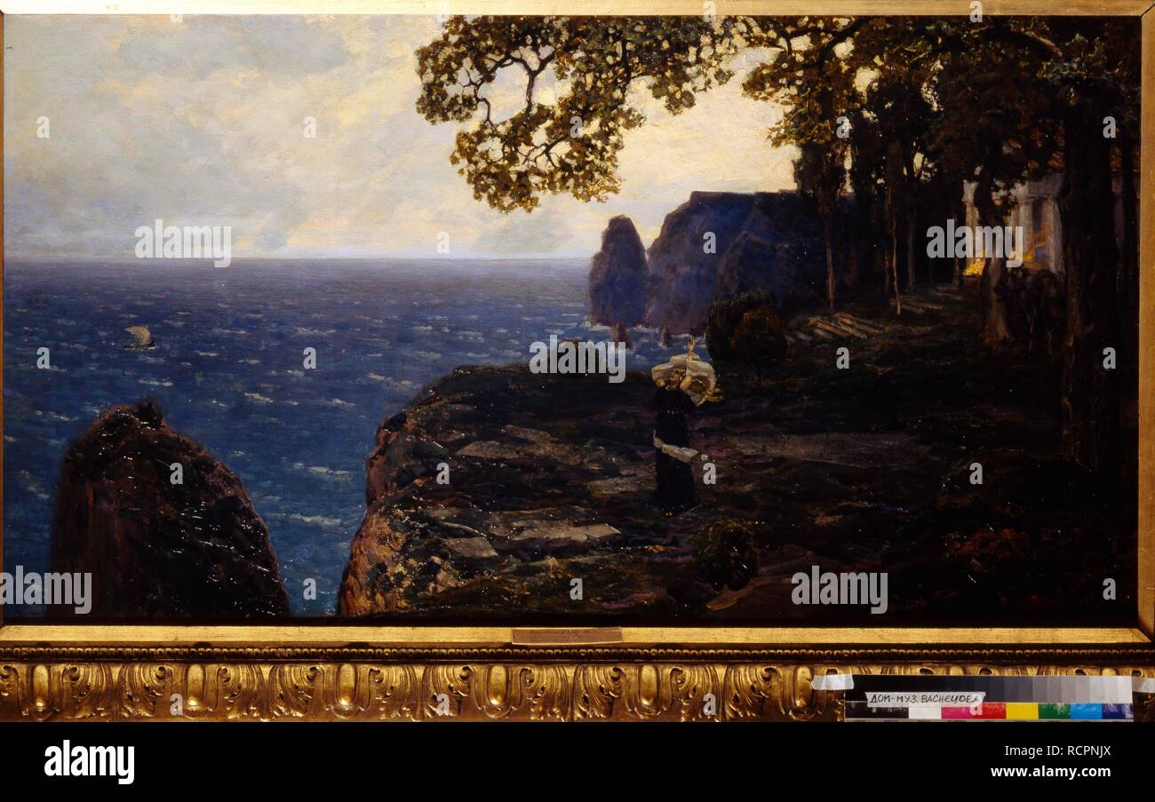 Iphigenie auf Tauris. Museum: V. Vasnetsov Memorial Museum, Moskau. Autor: Vasnetsov, Appolinari Mikhaylovich. Stockfoto