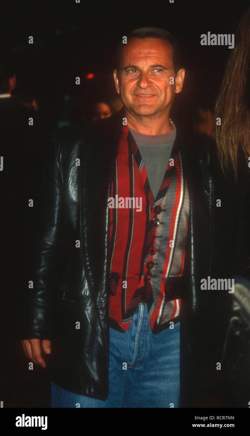 HOLLYWOOD, CA - 8. SEPTEMBER: Schauspieler Joe Pesci nimmt an Warner Bros. Pictures' 'True Romance' Premiere am 8. September 1993 im Mann's Chinese Theatre in Hollywood, Kalifornien. Foto von Barry King/Alamy Stock Foto Stockfoto