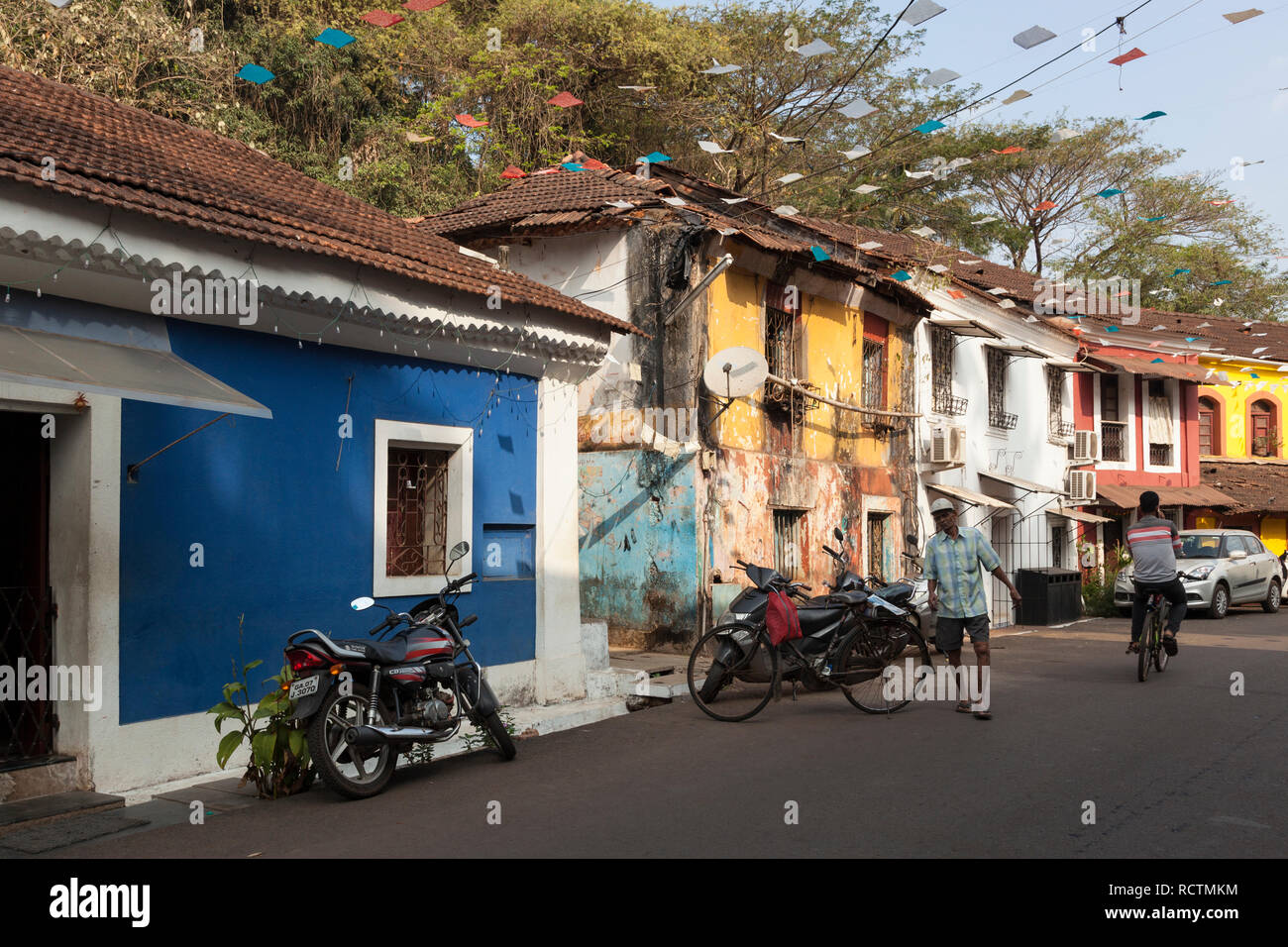 Panjim, Goa, Indien Stockfoto