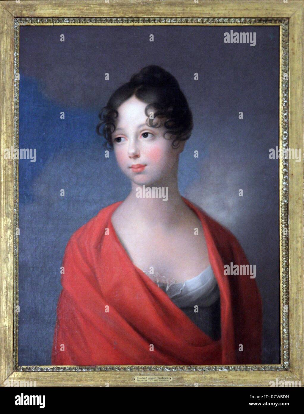 Großfürstin Katharina pawlowna von Russland (1788-1819). Museum: Schloss Ludwigsburg. Autor: Tischbein, Johann Friedrich August. Stockfoto