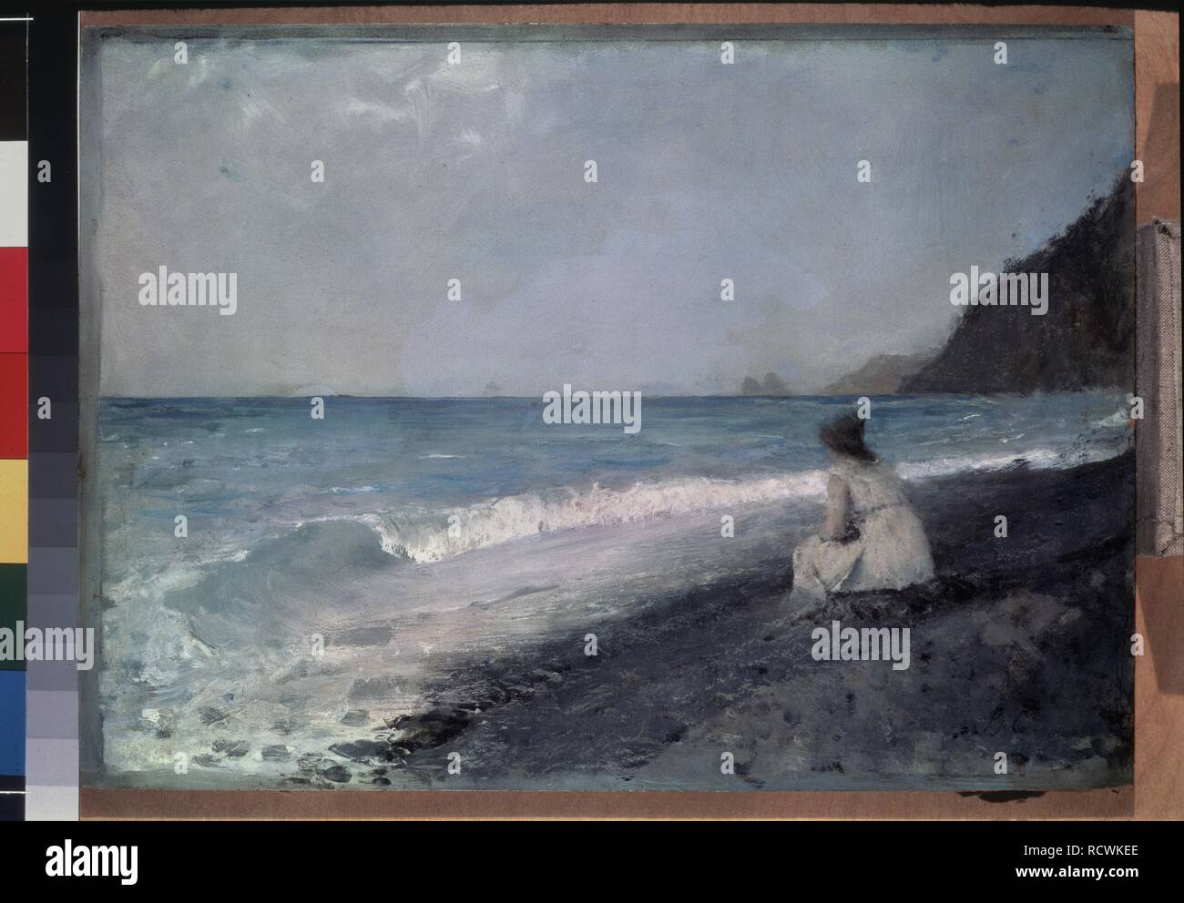 Iphigenie auf Tauris. Museum: I. Brodski Museum, St. Petersburg. Autor: Serov, Valentin Alexandrowitsch. Stockfoto