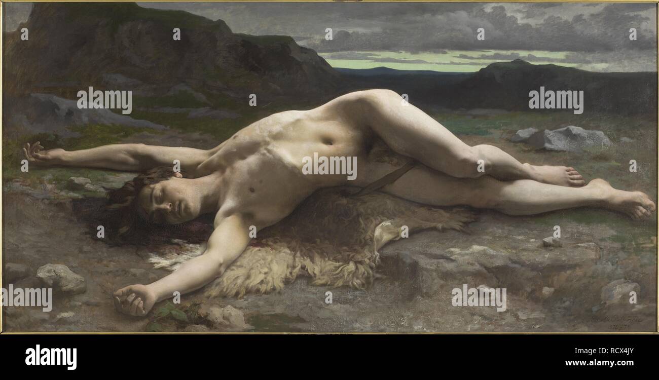 Abel. Museum: Musée d'Orsay, Paris. Autor: Bellanger, Camille Félix. Stockfoto