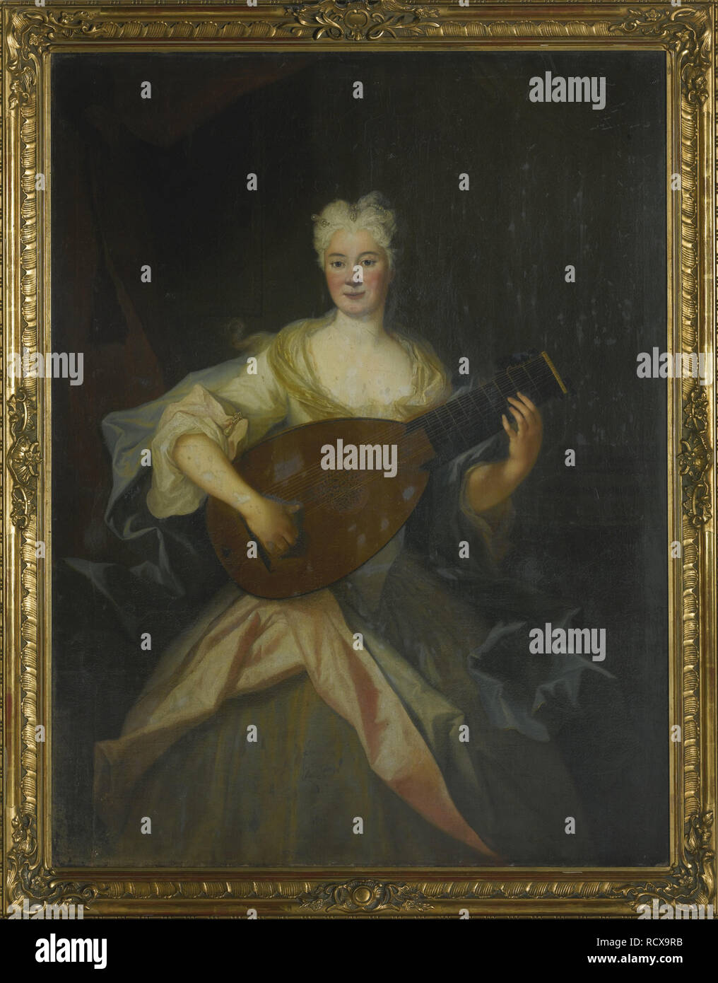 Portrait von Anna Constantia, Gräfin von Cosel (1680-1765), geborene von brockdorff. Museum: private Sammlung. Thema: DE SILVESTRE, Louis. Stockfoto