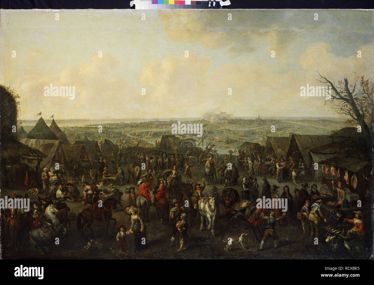 Die Belagerung einer Stadt. Museum Staatliche Eremitage, St