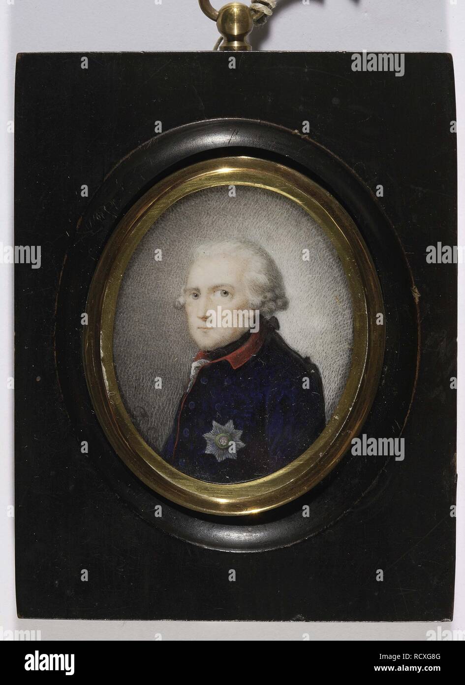 Friedrich II. von Preußen. Museum: Muzeum Narodowe, Warschau. Autor: Chodowiecki Daniel Nikolaus. Stockfoto