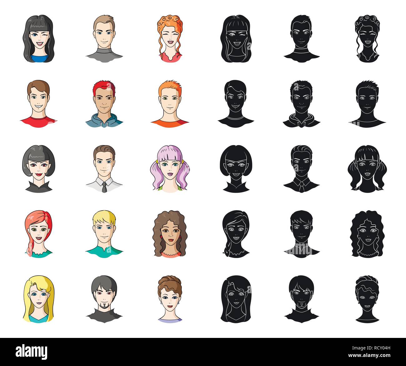 Aussehen, Kunst, Athlet, Avatar, Glatze, Bart, Junge, Cartoon, schwarz, Sammlung, Design, Kleid, Gesicht, Mimik, Mode, Mädchen, Gläser, Großvater, Großmutter, Frisur, Kopf, menschliche, Icon, Illustration, isoliert, Logo, Mann, Schnurrbart, Außen, Menschen, Personen, Portrait, Satz, Zeichen, Stiefvater, Stiefmutter, Stil, Symbol, Lehrer, Riegel, Benutzer, Vector, Web, Frau, Arbeiten, Vektor, Vektoren, Stock Vektor