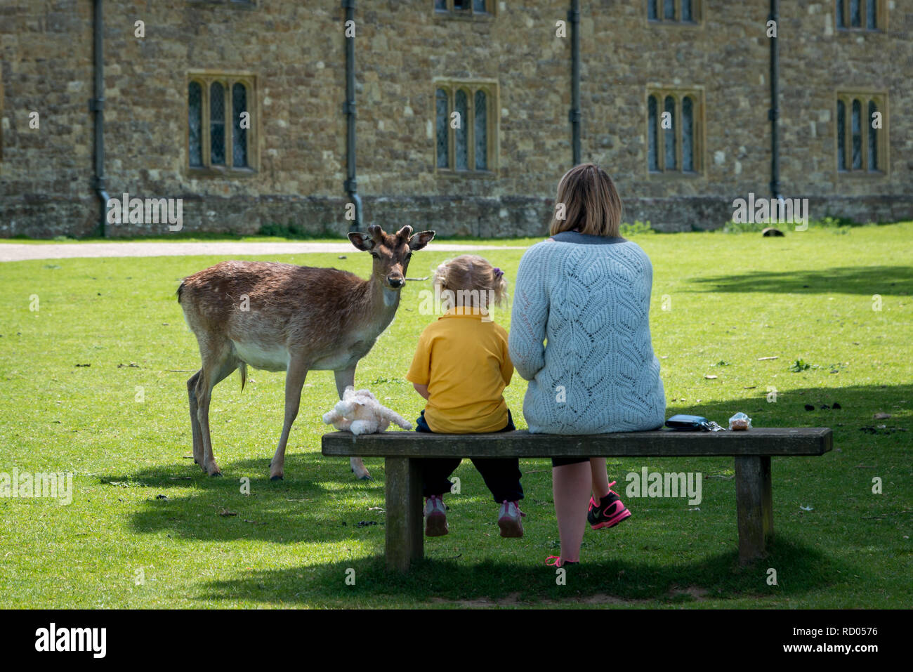 Knole Park Haus und Gärten, Sevenoaks, Kent Stockfoto