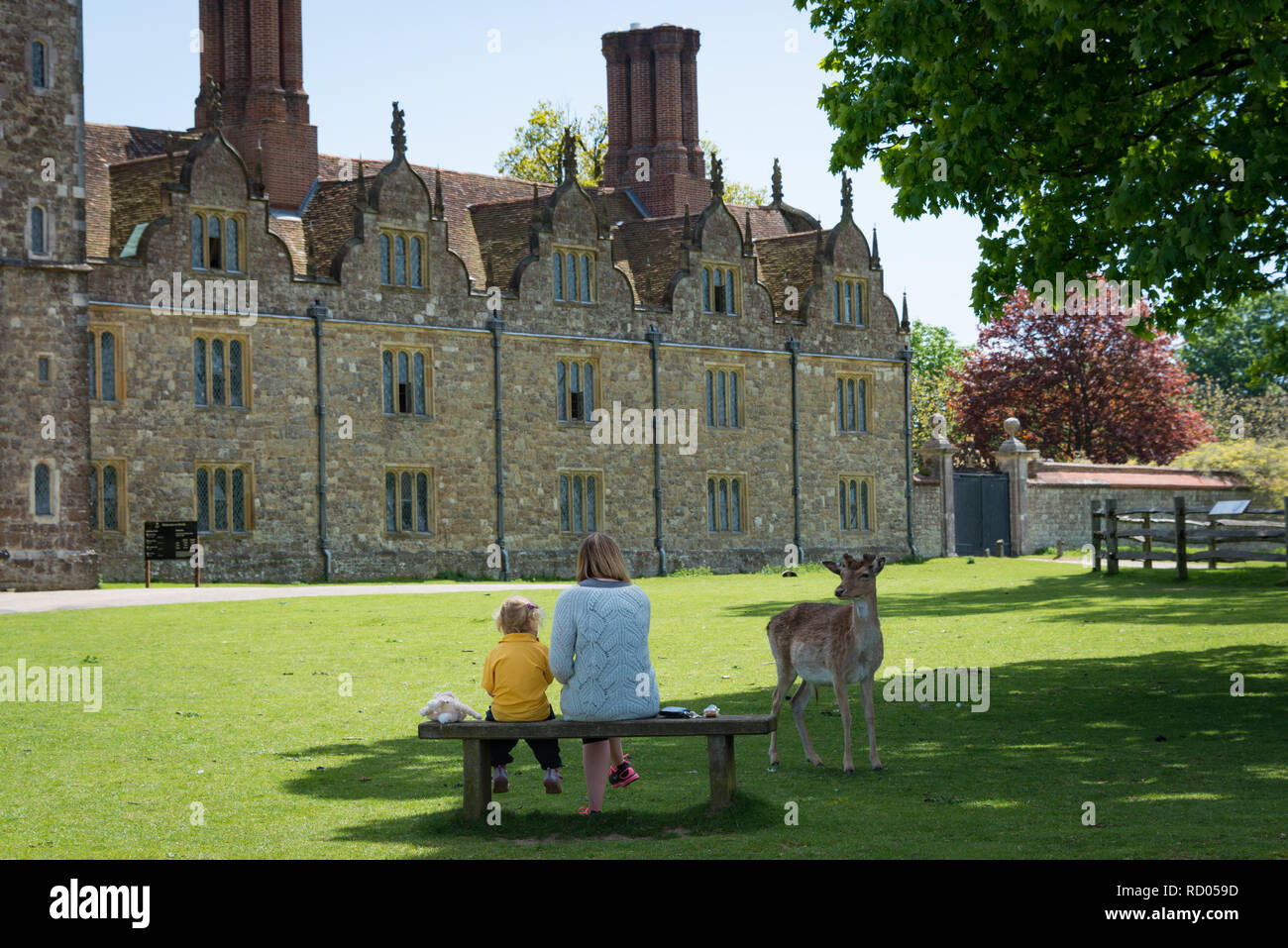 Knole Park Haus und Gärten, Sevenoaks, Kent Stockfoto