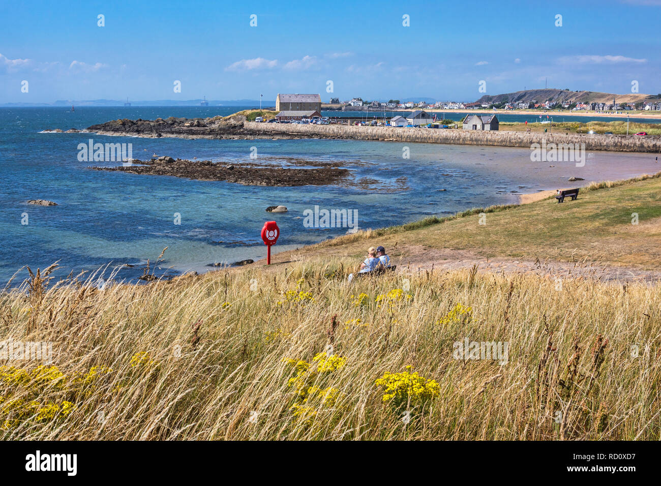 Auf Elie Hafen, Neuk von Fife, Fifeshire, Schottland, Großbritannien Stockfoto