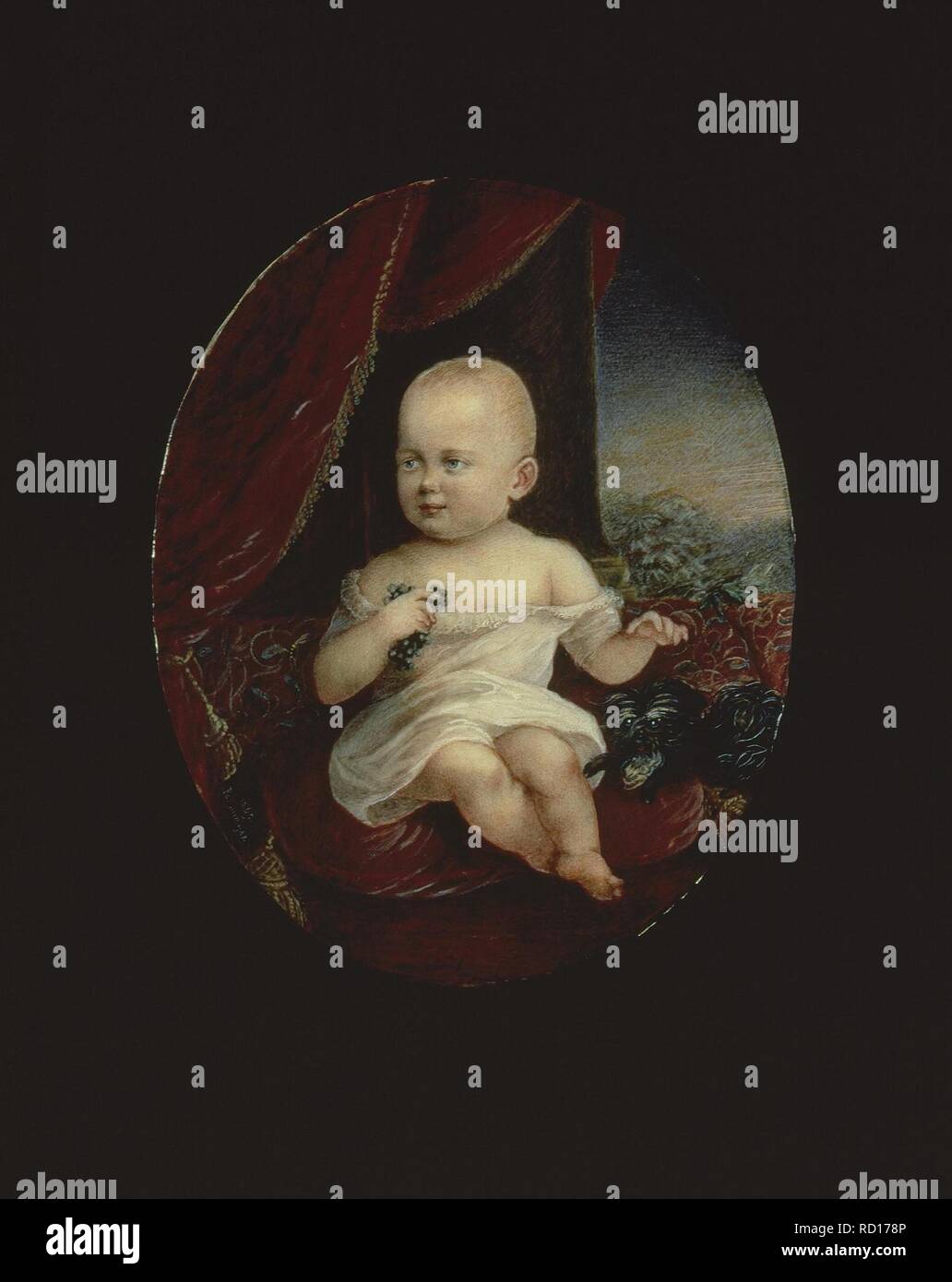 Portrait von tsarevich Nicholas Alexandrowitsch (18681918) als ein