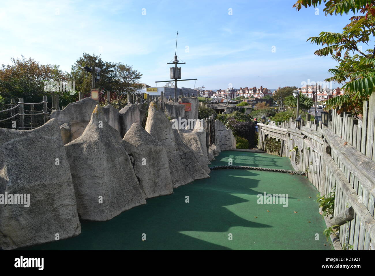 Treasure Island Adventure Golf in Eastbourne, East Sussex, Großbritannien Stockfoto