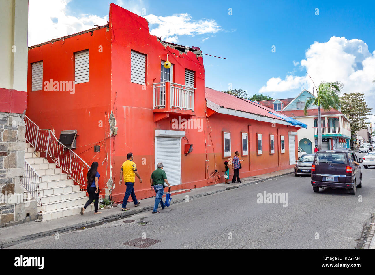 Philipsburg, Sint Maarten (Saint Martins), Niederländische Antillen Stockfoto