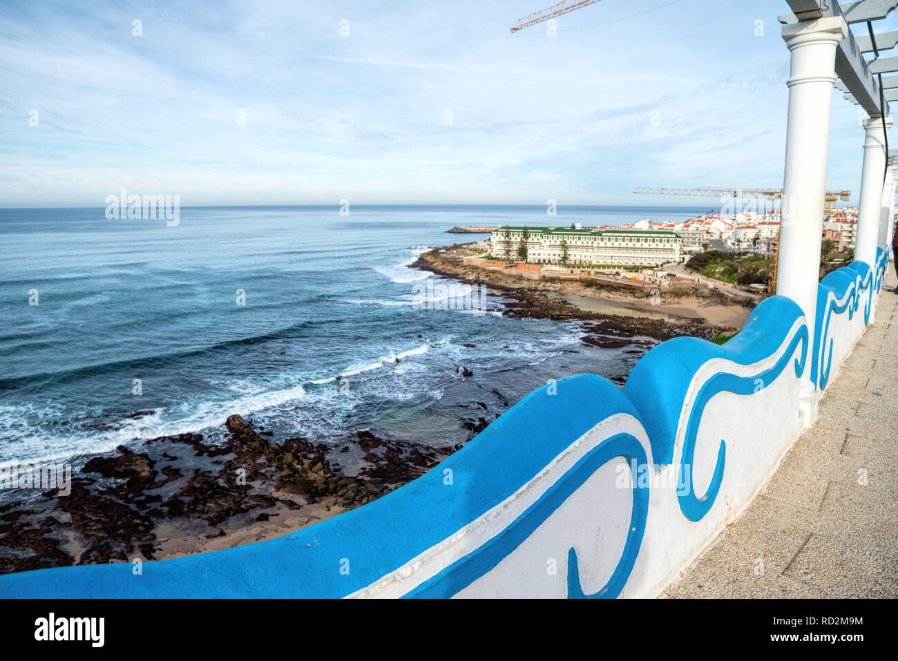 Praia do Norte, North Beach, Ericeira, Lissabon Küste, Portugal Stockfoto