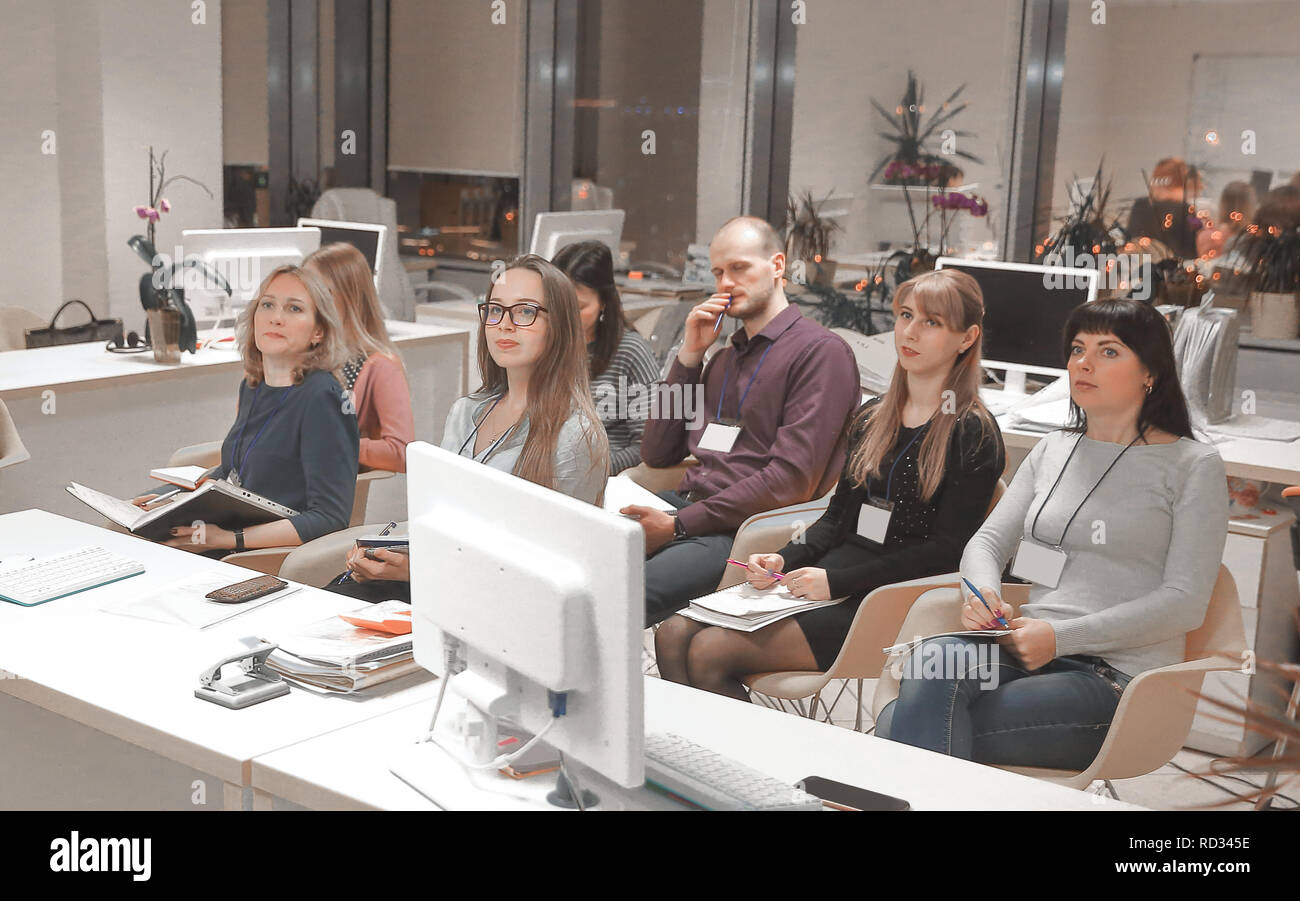 Creative Business Team diskutieren eine neue Idee Stockfoto