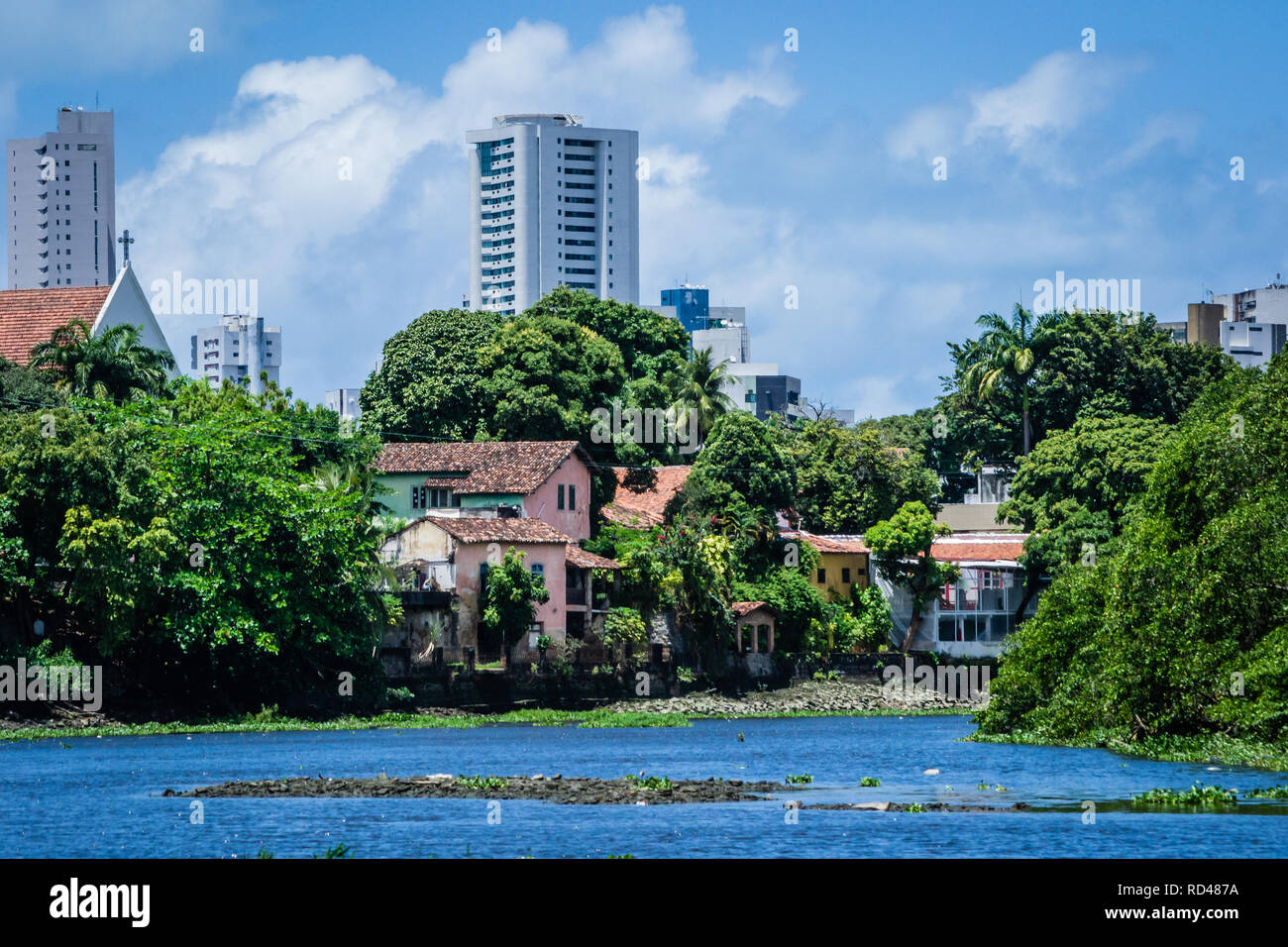 Städte in Brasilien - Recife, Pernambuco Landeshauptstadt - Blick auf die Stadt Stockfoto