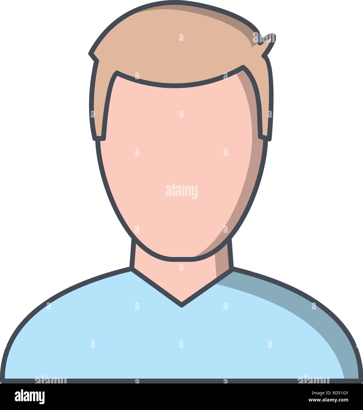 Avatar Zeichen Symbol Vektor Illustration für den privaten und gewerblichen Gebrauch... Reinigen Sie trendige Symbol... Stock Vektor