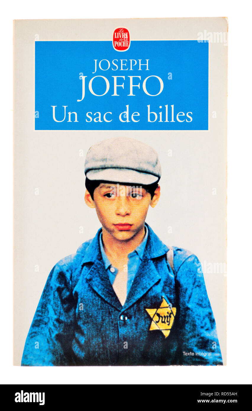 Un Sac de Billes (Joseph Joffo: 1973) ein Sack Murmeln - französische Ausgabe. Autobiographische Roman über die Erfahrungen der ein jüdischer Junge in Kriegszeiten Frankreich Stockfoto