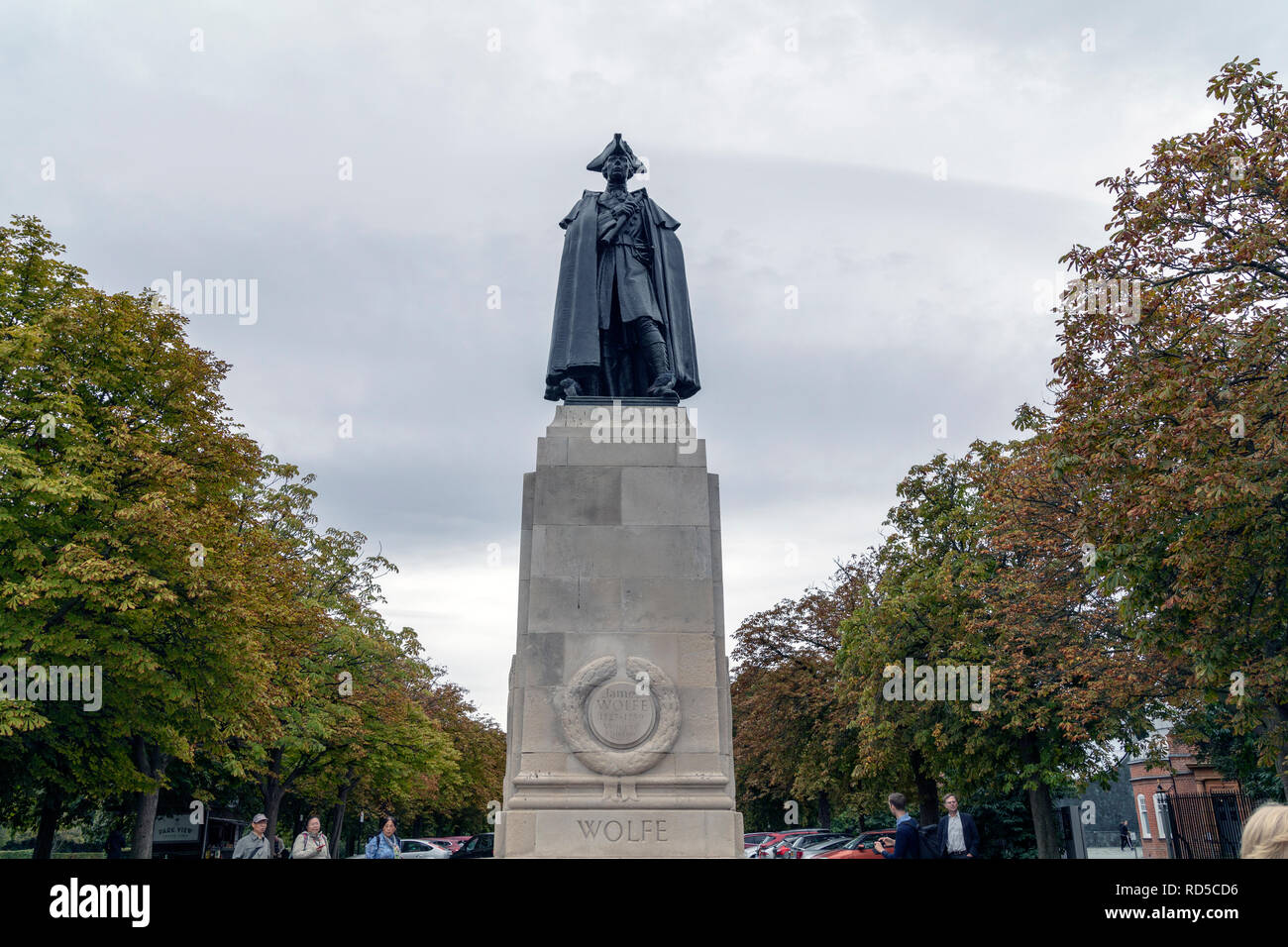 Statue am Royal Observatory Stockfoto