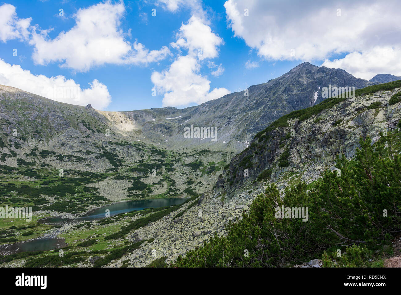 Mussala Gipfel, Rila Gebirge, Bulgarien Stockfoto