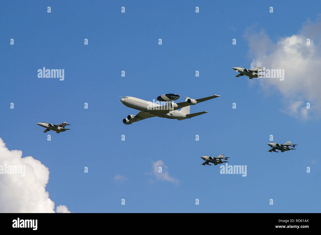 RAF, Royal Air Force Rollendemonstration Luftkraft Demonstration. Entwickelt, um die RAF zu fördern und den Einsatz von Luftstrom in der modernen Kriegsführung zu demonstrieren. Kämpfer Stockfoto