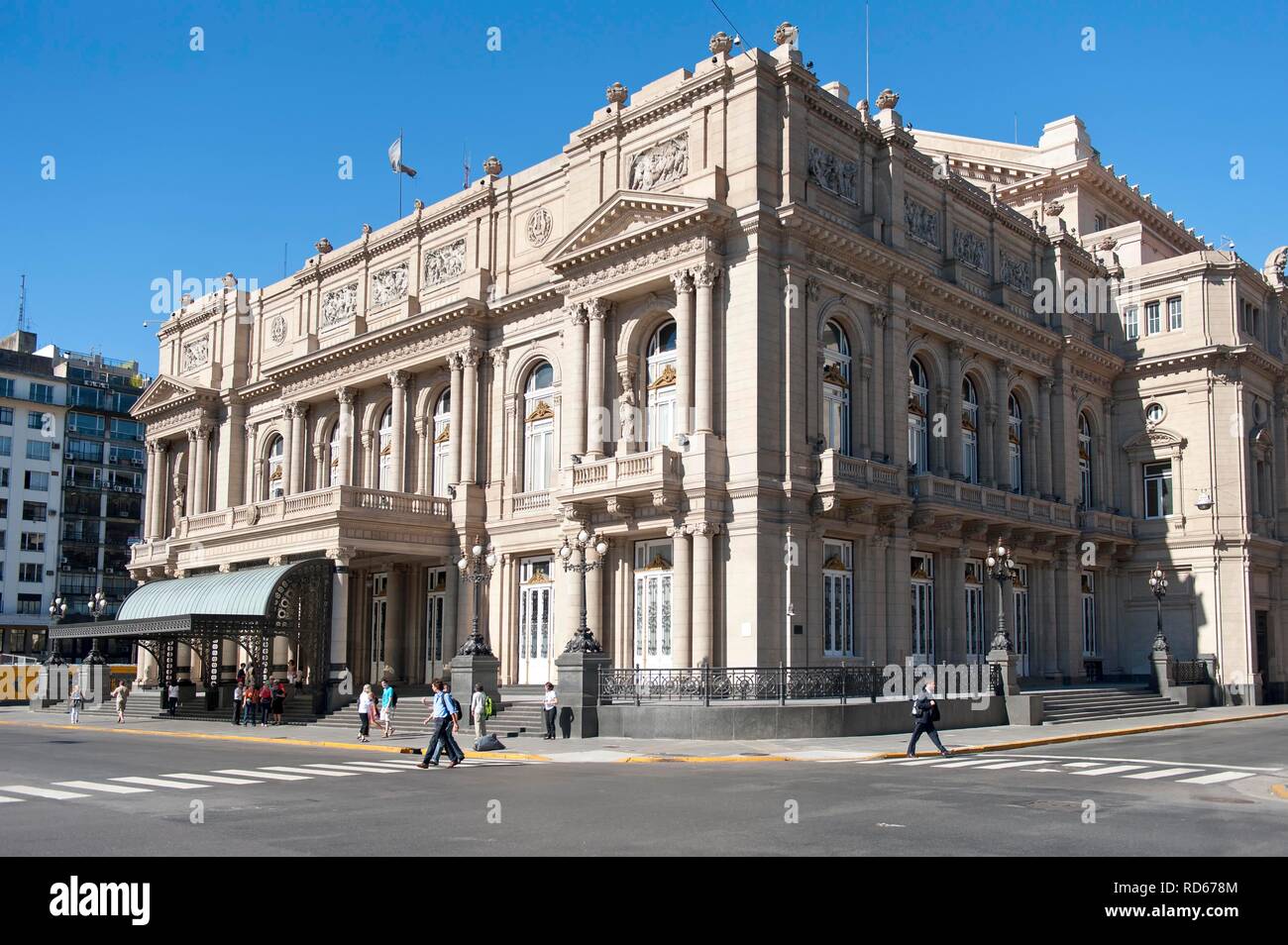 Teatro Colon, Opera House, Buenos Aires, Argentinien, Südamerika Stockfoto