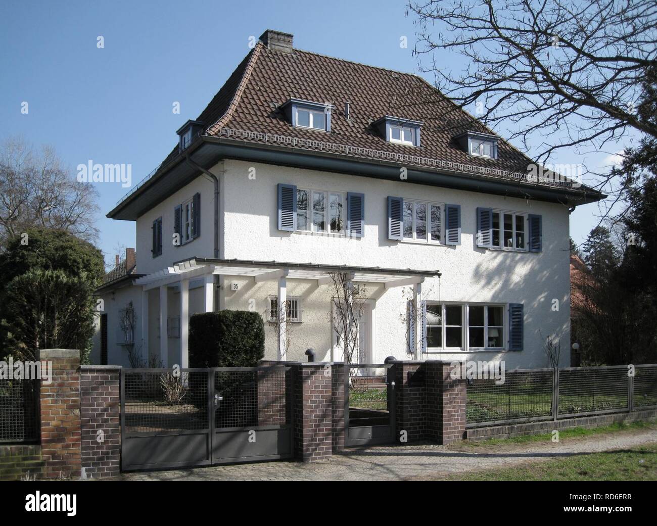 Am Hirschsprung 35 Berlin-Dahlem. Stockfoto