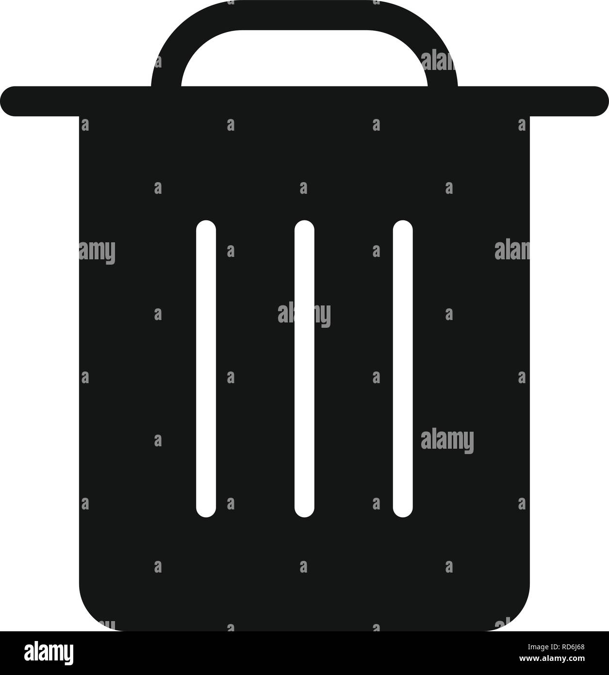 Müll Schild Symbol Vektor Illustration für den privaten und gewerblichen Gebrauch... Reinigen Sie trendige Symbol... Stock Vektor