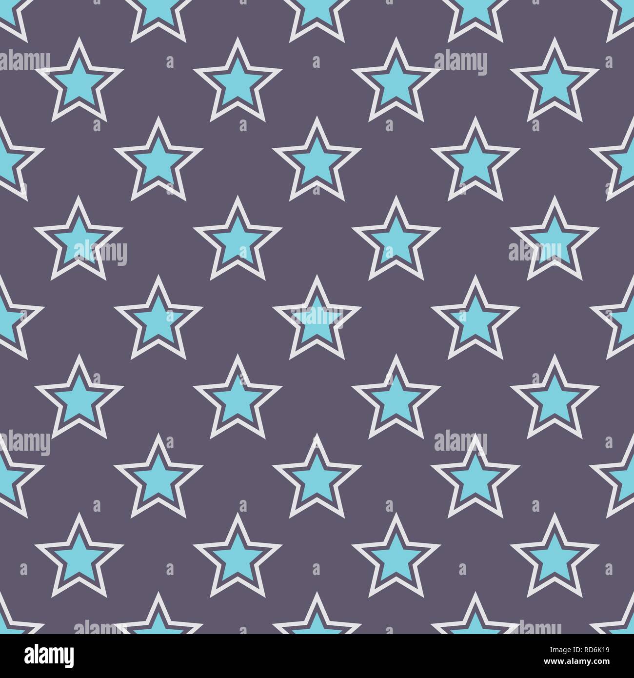 Zusammenfassung nahtlose Sterne Muster. Elegante Textur. Regelmäßig wiederkehrende geometrische Fliesen. Vector Farbe Hintergrund. Stock Vektor