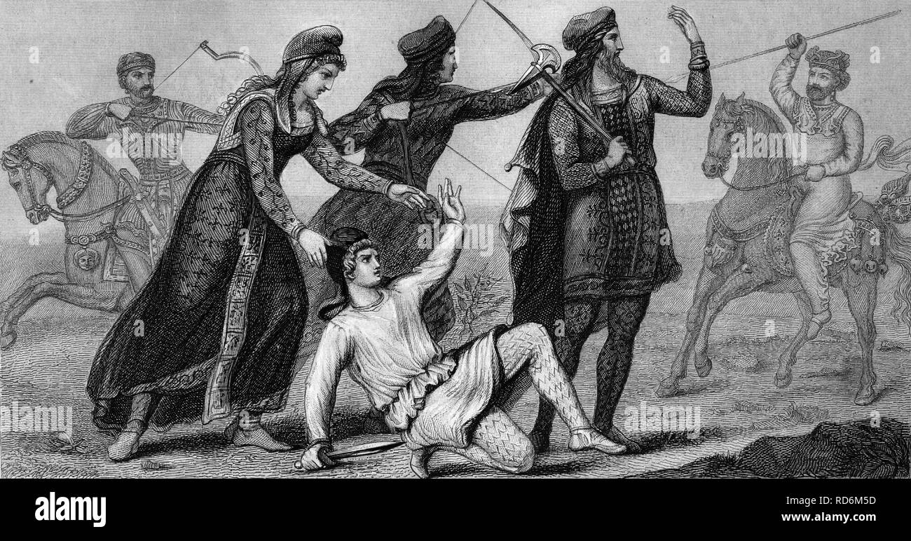 Mode, Trachten, von den alten Zeiten, von links: Sassanidische Kostüm, der PHRYGISCHE Frauen Kostüm, der PHRYGISCHE Men Kostüm Stockfoto Mode, Trachten, von den alten Zeiten, von links: Sassanidische Kostüm, der PHRYGISCHE Frauen Kostüm, der PHRYGISCHE Men Kostüm Stockfoto