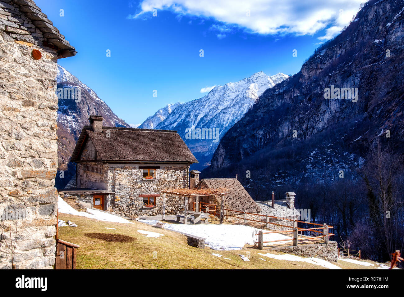 Europa, Europäische Alpen, Schweizer Alpen, Schweiz Stockfoto