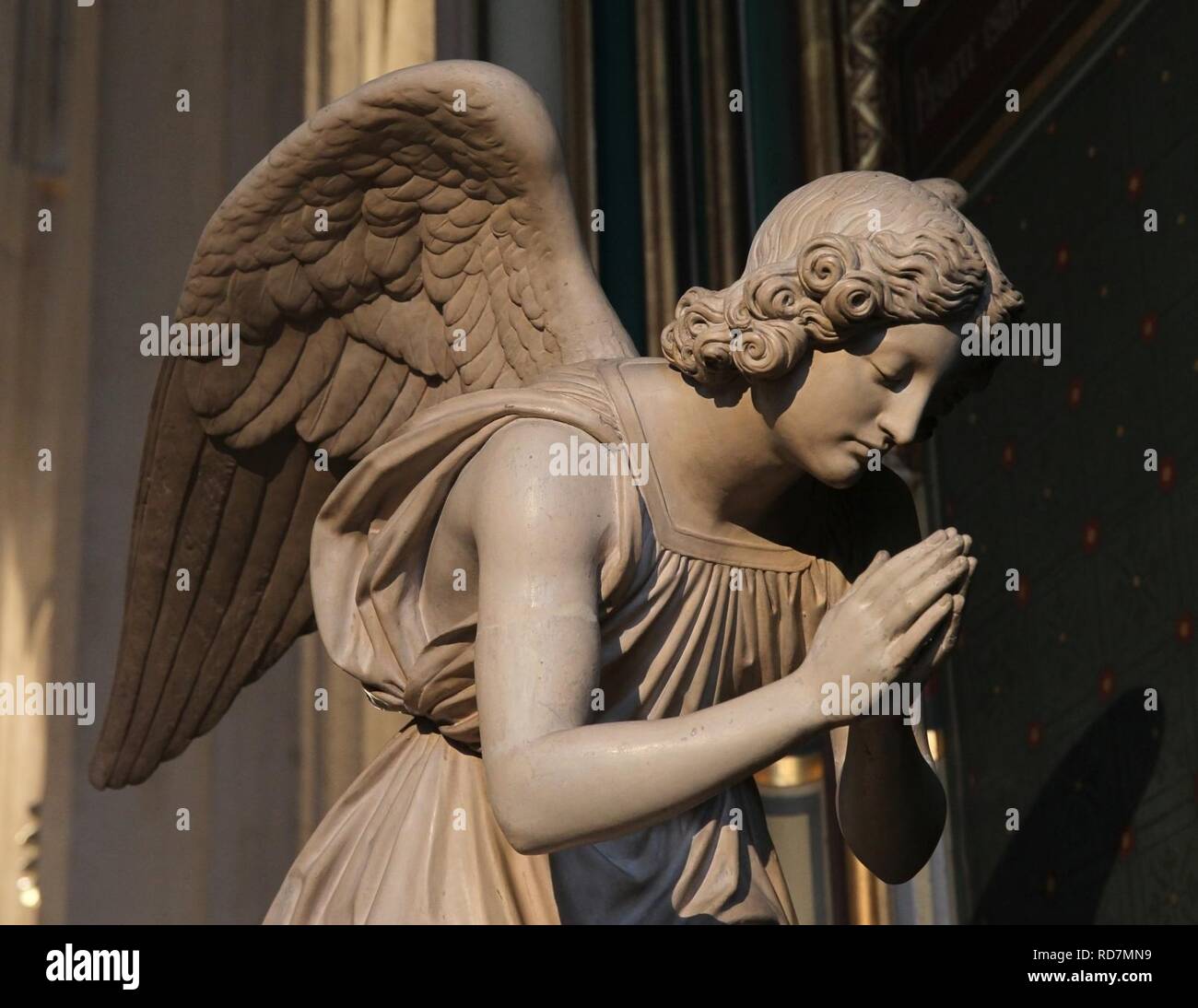 Ange gauche Vierge de douleur Jean-Pierre Cortot Eglise Saint-Gervais-Saint-Protais 28102018 4. Stockfoto