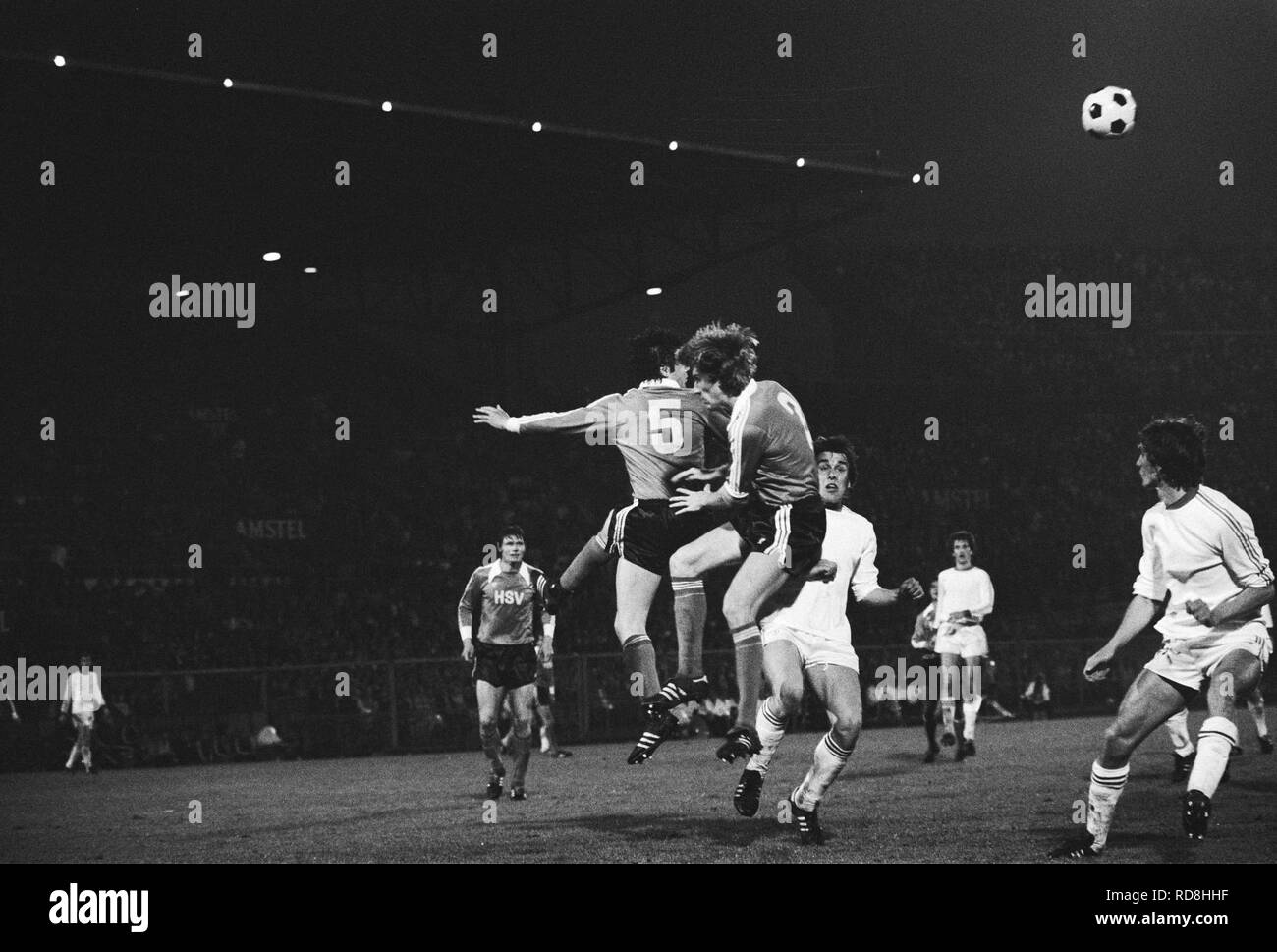 Anderlecht tegen HSV (finale Europa Cup II) Bestanddeelnr spelmomenten, 929-1740. Stockfoto