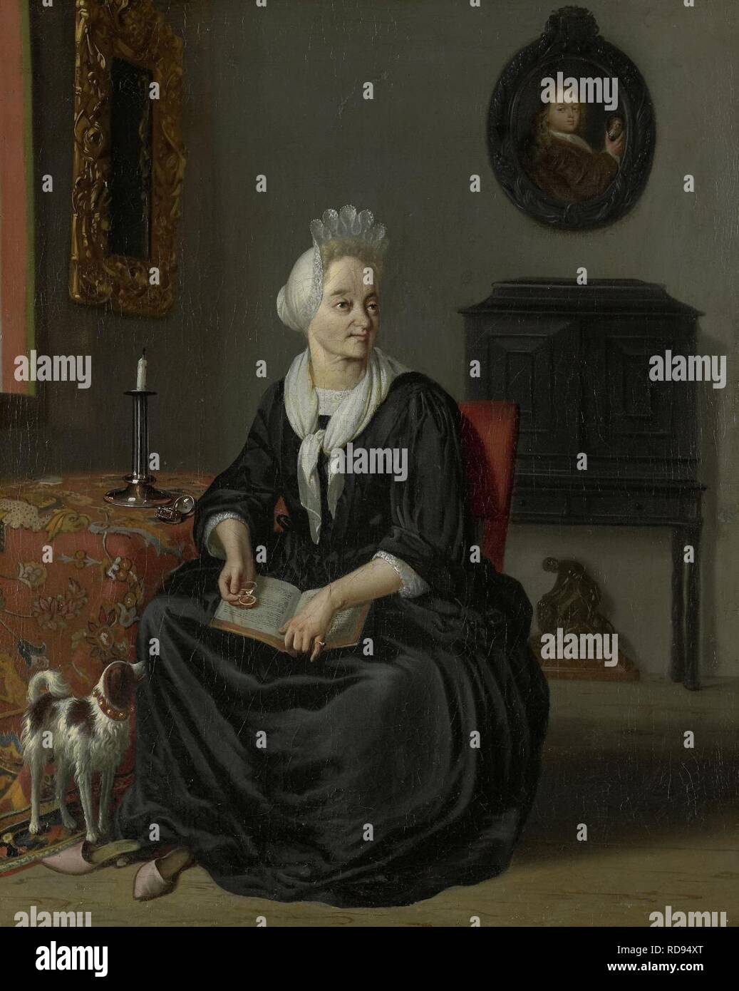 Anna de Hooghe (1645-1717), vierde echtgenote van de Schilder Rijks Stockfoto